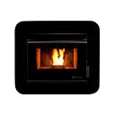 Insertable Pellet  ECOFOREST CORDOBA GLASS 12 Kw Canalizable 